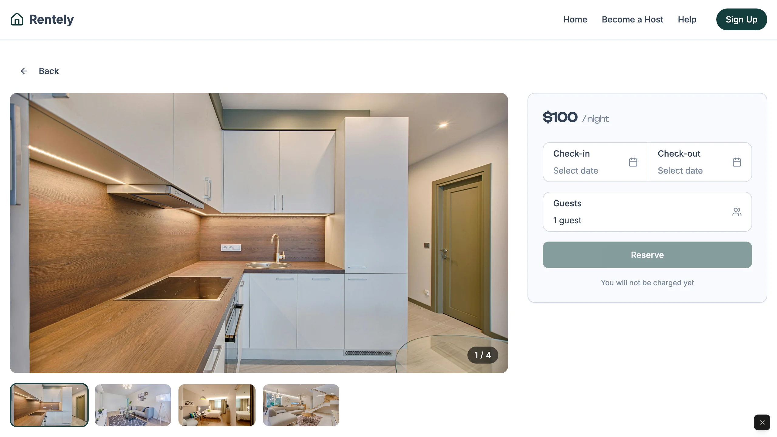 Loading preview of Rentely - Full-Stack Vacation Rental Platform Template